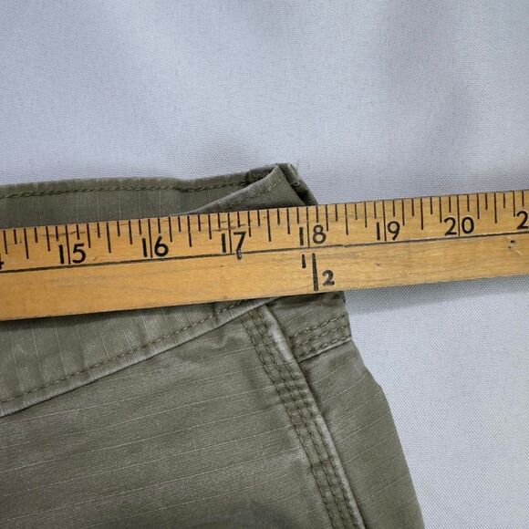 Wrangler Workwear Cargo Shorts Men’s 36 Beige Utility Carpenter Ripstop - Picture 4 of 5